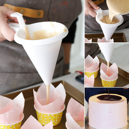 Adjustable Chocolate Funnel for Baking Cake