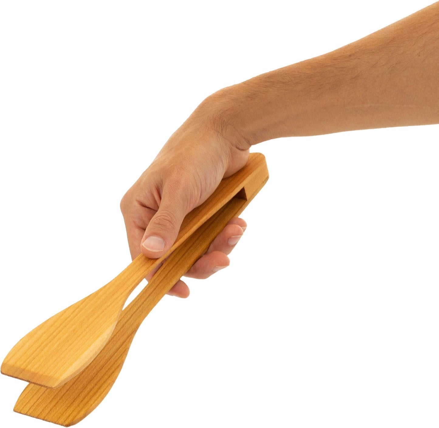 Mr. Woodware - Professional Cherry Wood Kitchen Tongs