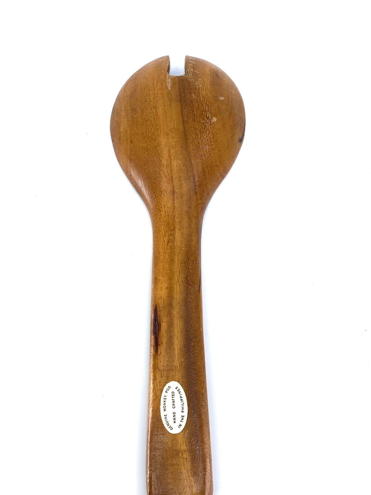 Vintage, MonkeyPod, Hand Carved, Serving Utensils, Wooden Spoons &