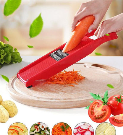 Vegetable Fruit Cutter with Steel Blade mandoline Slicer Potato Peeler